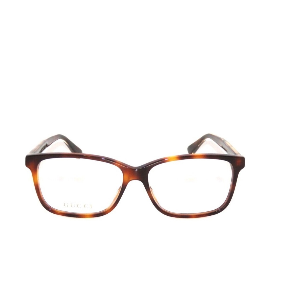 Gucci 0530O 0530 006 57 Havana Crystal Eyeglasses - Picture 2 of 5